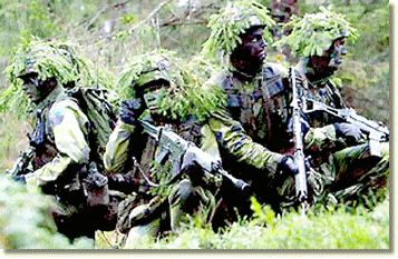 Svenska soldater övar för “humanitära” krig i USA/NATO:s tjänst. 