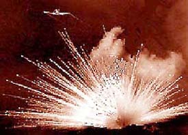 Phosphorous bomb - Vietnam War